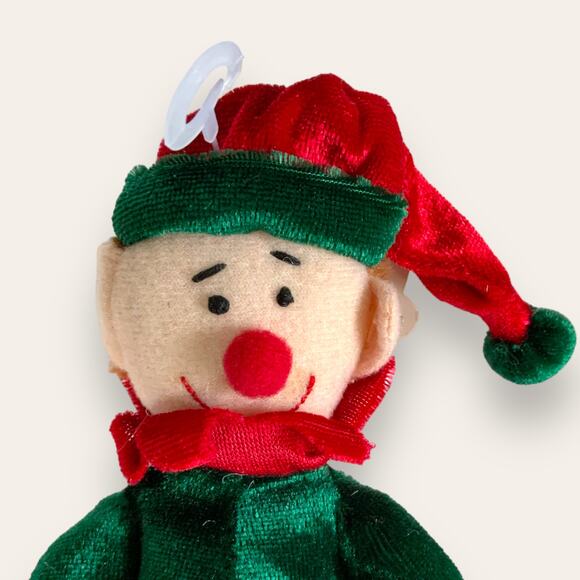 Christmas Santa Elf Hug & Luv Plush Toy Decoration 9 in - Picture 4 of 7